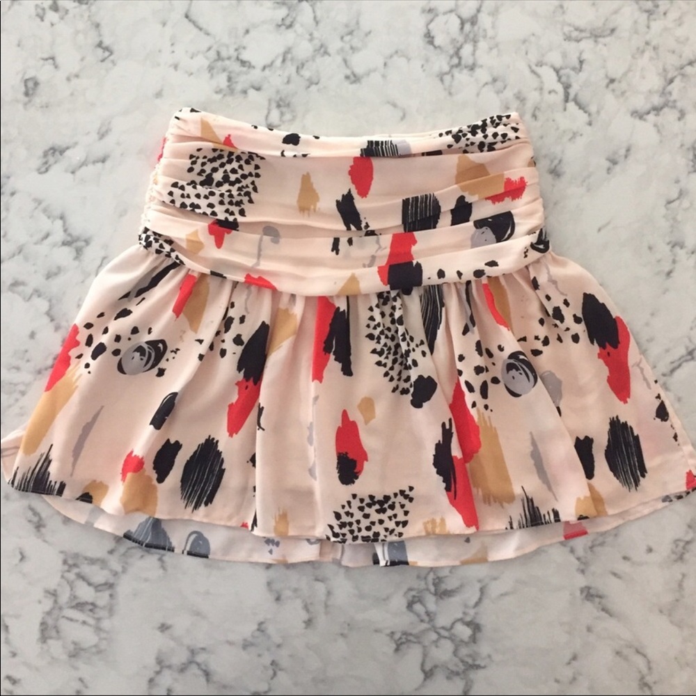 Anthropologie Paint Splatter Skirt!